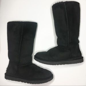 Tall Black Classic UGG Boots